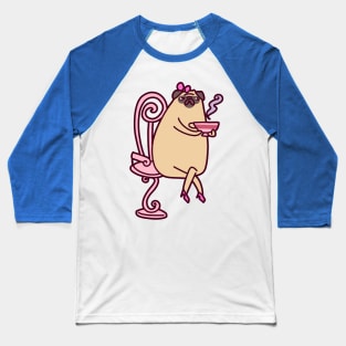 Luxurious Pug Baseball T-Shirt